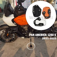 for panamerica 1250 pa1250 s 2021 2022 motorcycle cnc foot support extension plate side stand enlarger enlarge extension