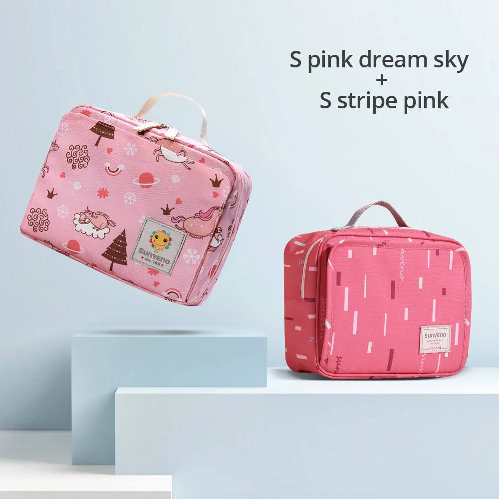 Pinkdream Stripepink Sunveno Сумка Для Подгузников Сумка Для Мамы Детские Сумки Для Пеленок Маленькая Сумка Для Хранения - Цвет: Pinkdream Stripepink