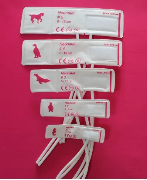 Бесплатная доставка 5 размеров шт. ветеринарные манжеты для измерения