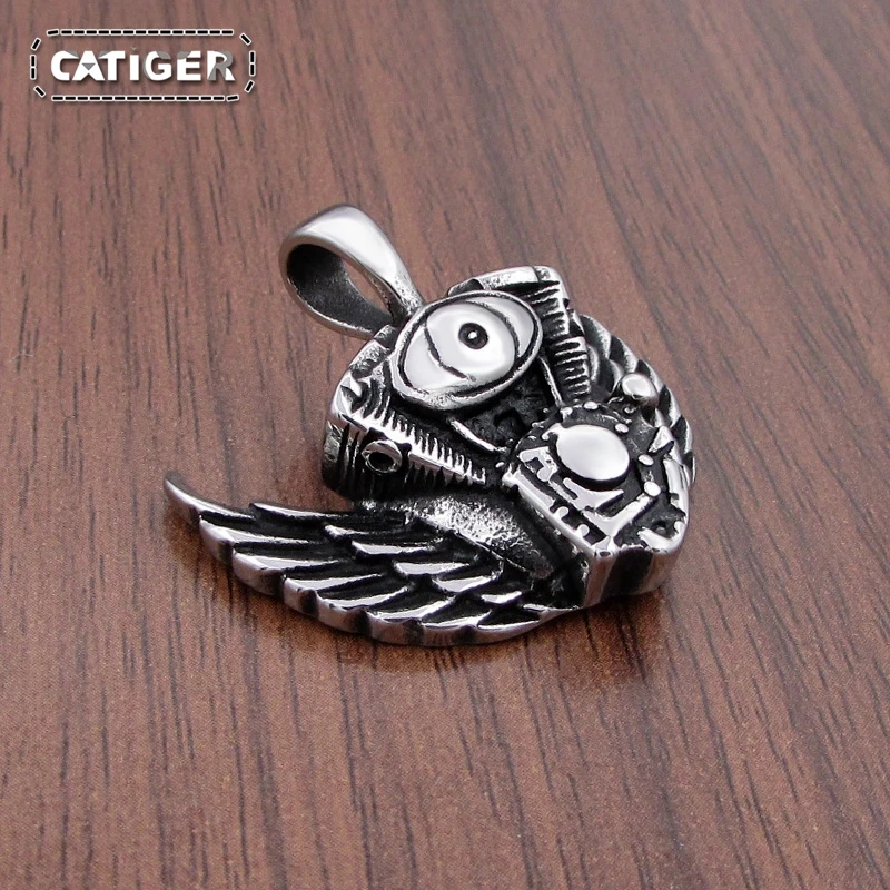 Бесплатная доставка Классическая Байкерская Подвеска из нержавеющей стали 316L с