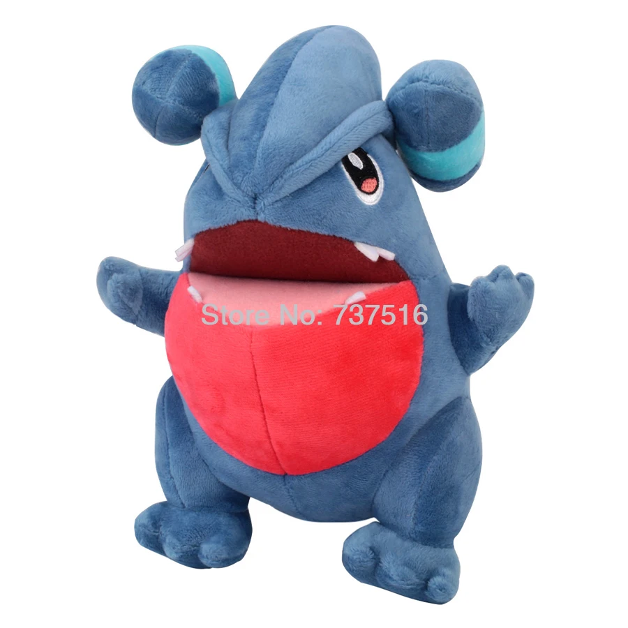 Новая игра Аниме темно-синий маленький плюшевый огромный рот куклы Игрушки