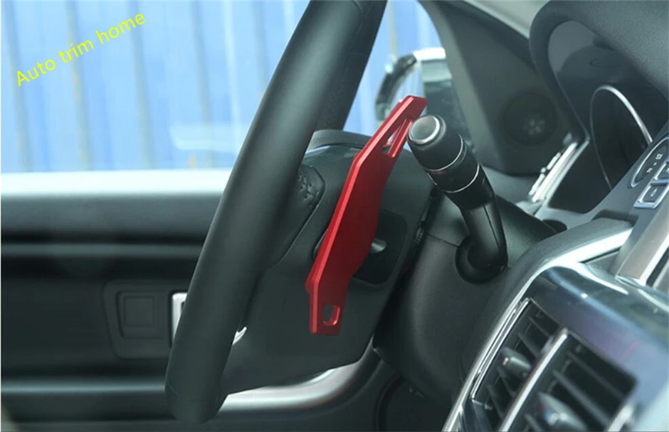 

Interior Steering Wheel Gear Shift Paddles Plate Sequins Cover Trim Fit For Land Rover Discovery Sport 2015 - 2019