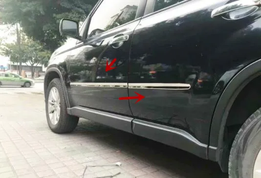 Корпус из нержавеющей стали Формовочная лента Накладка для Nissan X Trail T31 2007 2013