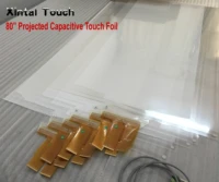 80 10 points transparent soft capacitive multi interactive touch foil film 169 format work for kiosk display lcd etc