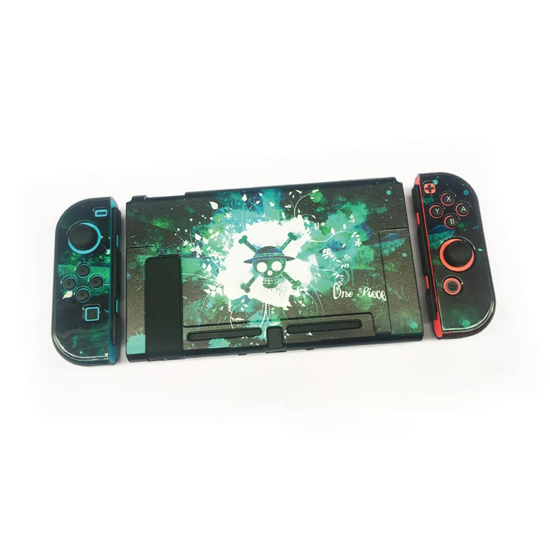 Nintendo Switch с цветным рисунком, жеская защитка закрепляемые Крышка корпуса чехол для Nintend NS консолью коммутатора& Joy-Con для Nintendo Switch - Цвет: A102