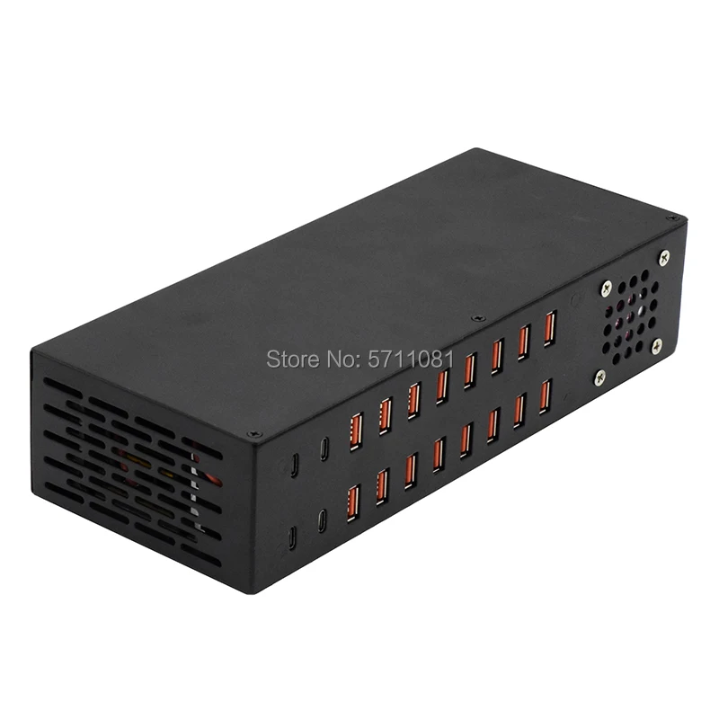 400 Вт быстрый USB зарядное устройство Quick Charge 2 0 3 Тип C 20 порты PD для Iphone 12 Xiaomi samsing Huawei