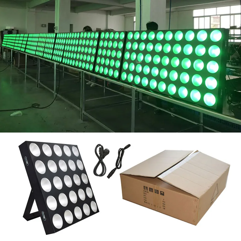 Светодиодный 25x30 Вт RGBW Блиндер матрица DMX512 сценический эффект Освещение хорошее