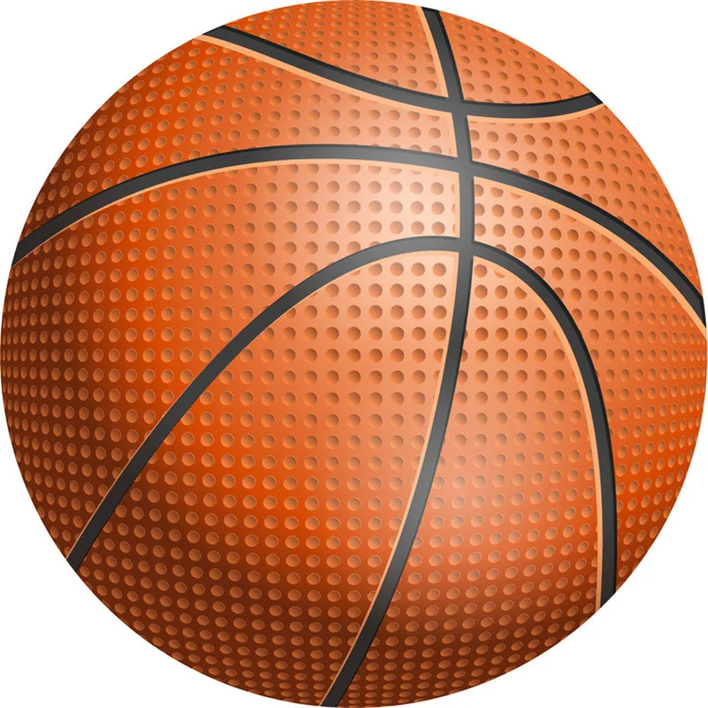 Круглый коврик нескользящий Спортивный Коврик для баскетбола игры в футбол