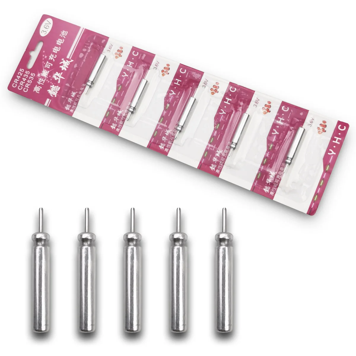 Электрические поплавки для рыбалки перезаряжаемые CR425 батарея 1 отверстие/2