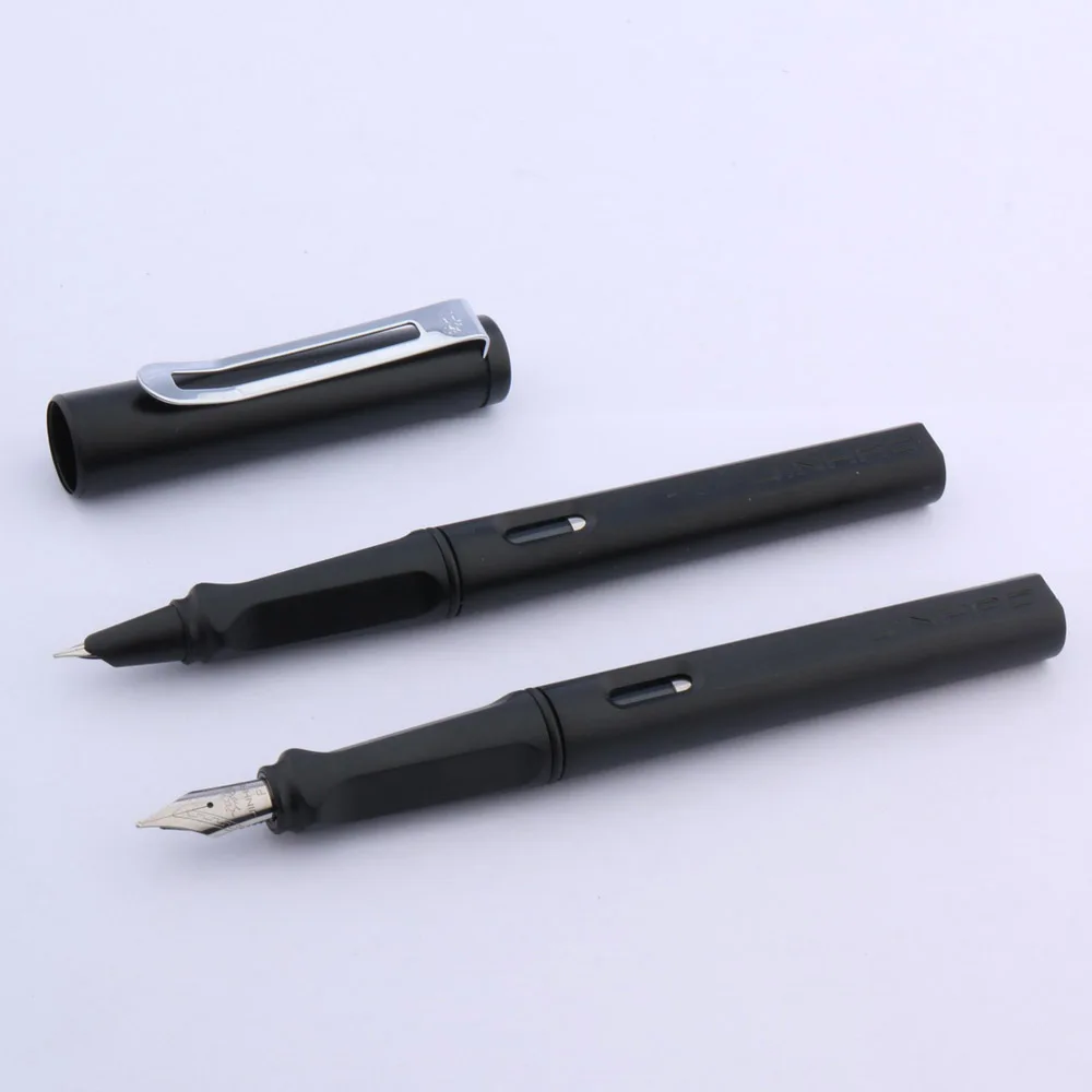 Студенческая ручка классический дизайн jinhao матовая черная фиолетовая перьевая