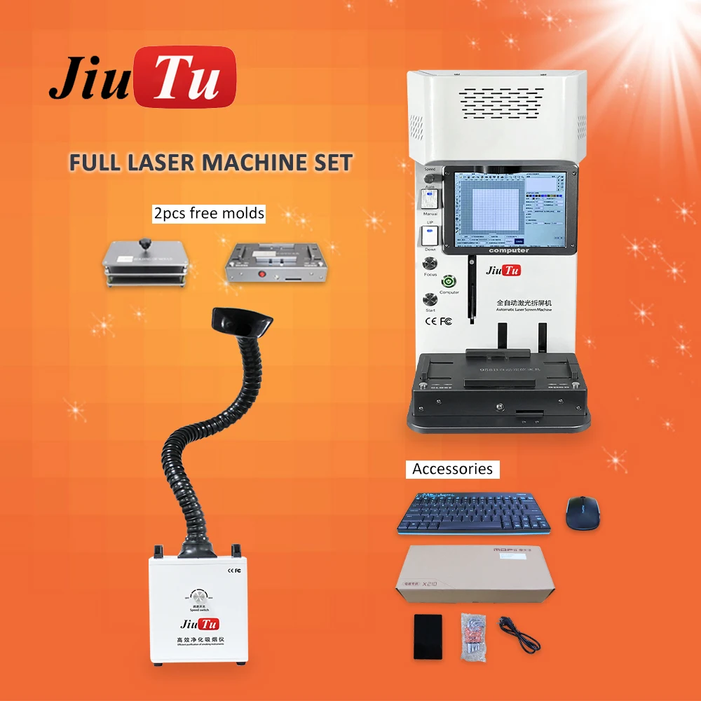 Машина для волоконной лазерной резки с ЖК дисплеем iPhone 12 11Pro Max X 8 Plus XS XR сепаратор