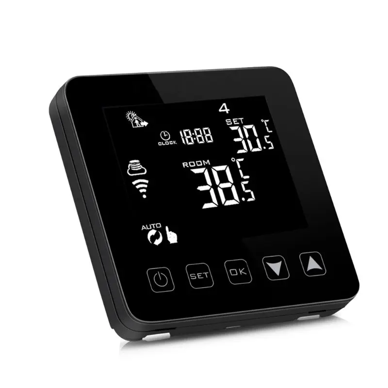 WiFi Programmable Thermostat Echo Alexa Voice Control Electric Floor Heating Room Temperature 16A 100-240V | Обустройство дома