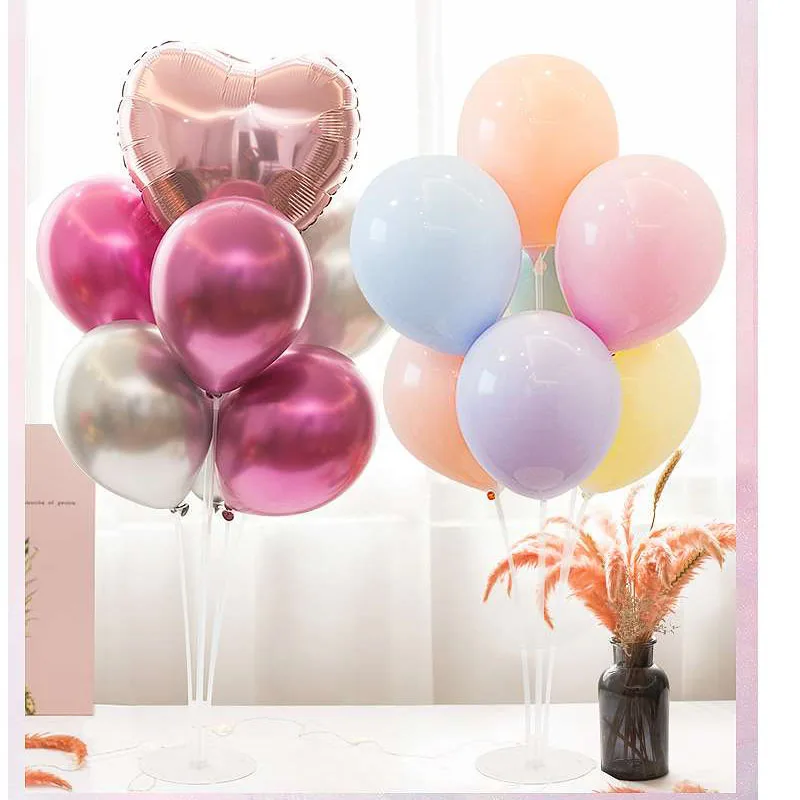 7 трубок подставка для воздушных шаров держатель шарика Колонка воздушный шар