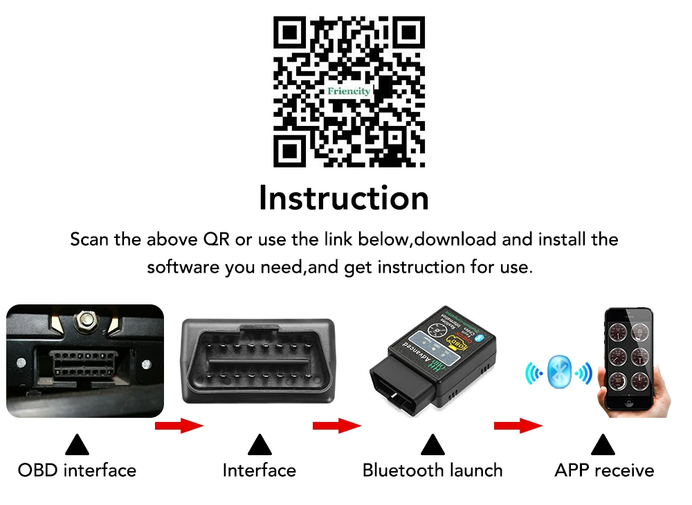 OBD ELM327 Bluetooth Автомобильный диагностический сканер инструмент для Chevrolet Cruze Lacetti Niva