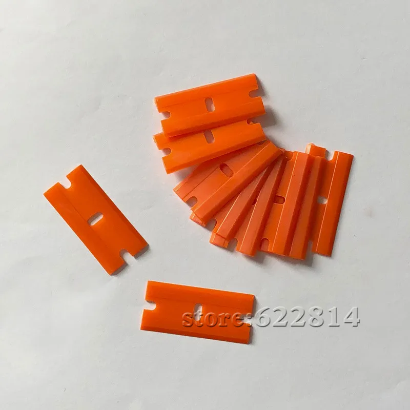 red blade 100pcs Высокое качество очистки режущего лезвия ОСА клей УФ твердый клей для iPhone5 6 6plus 6s 7 8plus s6edge s8edge ЖК-стекло - Цвет: red blade 100pcs