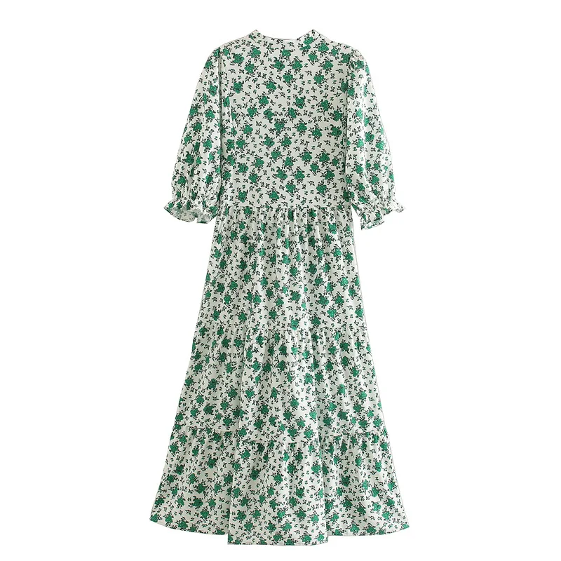 H. SA 2020 Для женщин с длинным рукавом длиной макси платье Высокая Талия Vestidos