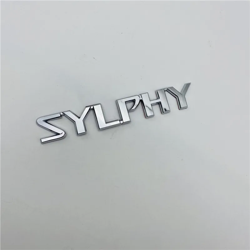 Soarhorse для Nissan SYLPHY 3D хромированные буквы Эмблема автомобиля значок задней двери