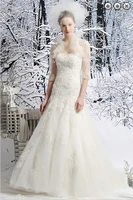 free shipping 2016 designer new bridal gown brides white long plus size sweetheart sexy lace beach wedding dresses with jacket