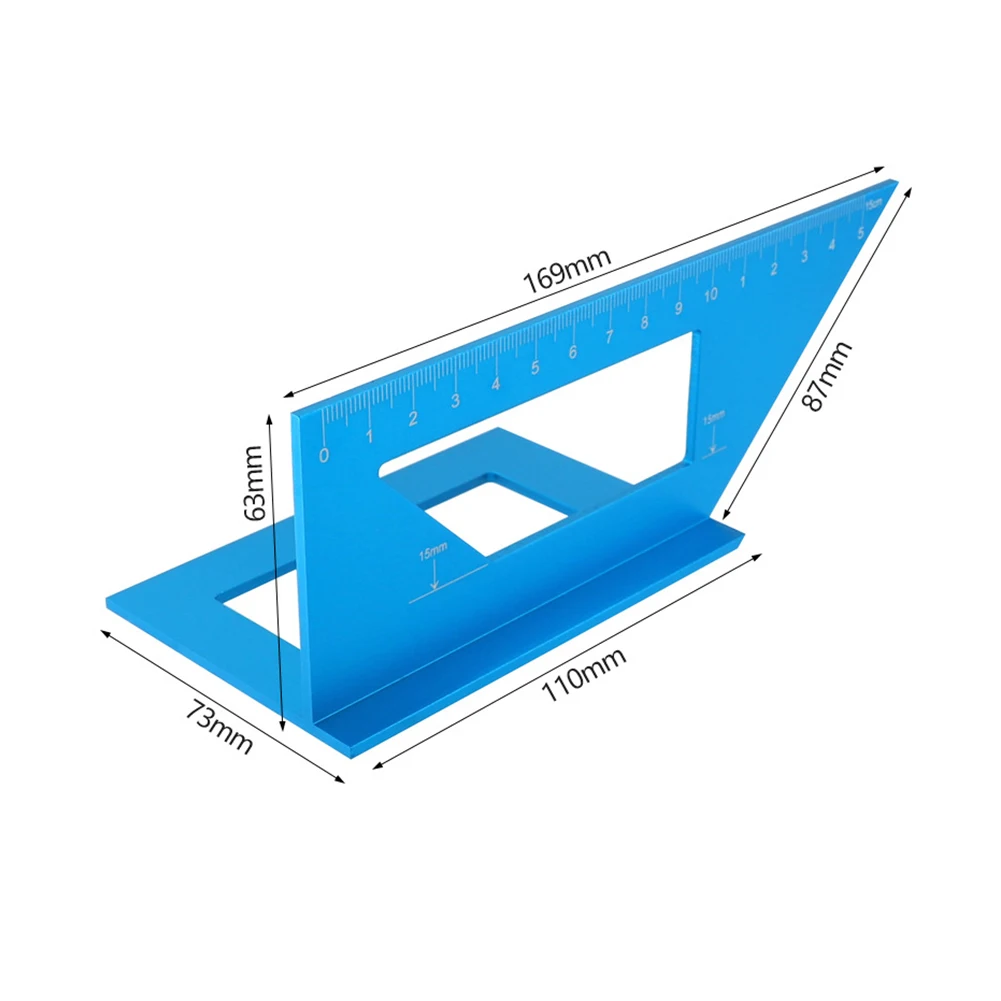 45/90 градусов деревообрабатывающий Многофункциональный квадратный измеритель