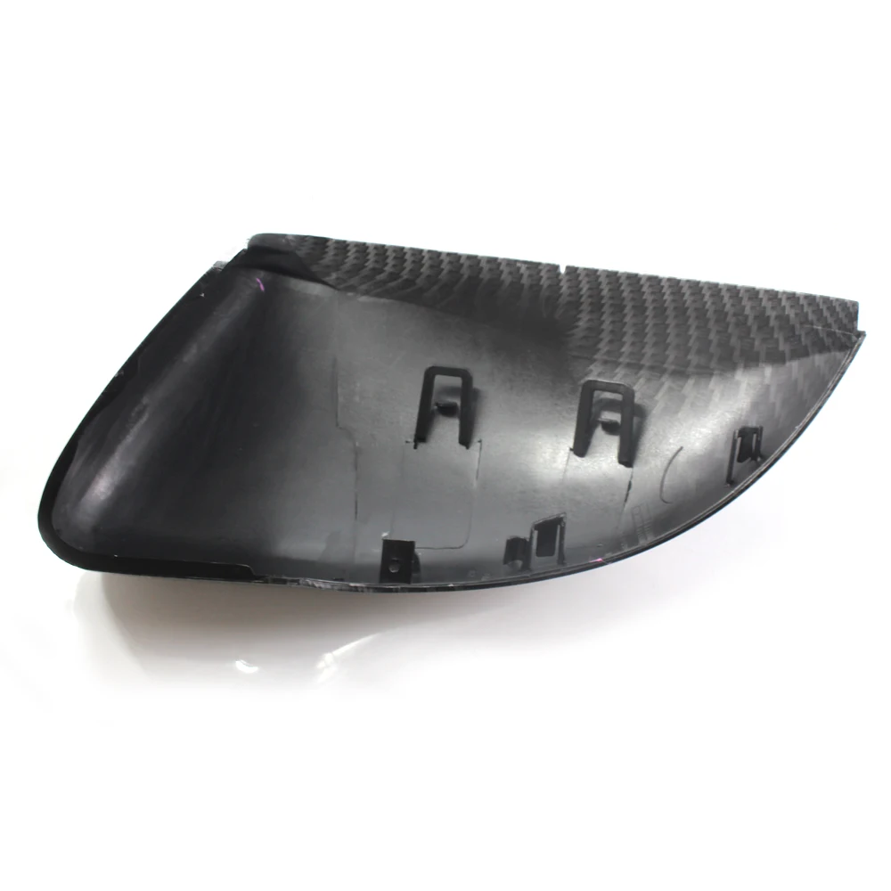 Стильная крышка зеркала из углеродного волокна с принтом пассажирского водителя