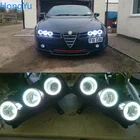 Для Alfa Romeo автомобиль Brera Spider 2005 2006 2007 2008 2009-2011, отличные глаза ангела, ультра яркий smd комплект светодиодов глаза ангела, комплект ангельских глаз, кольца