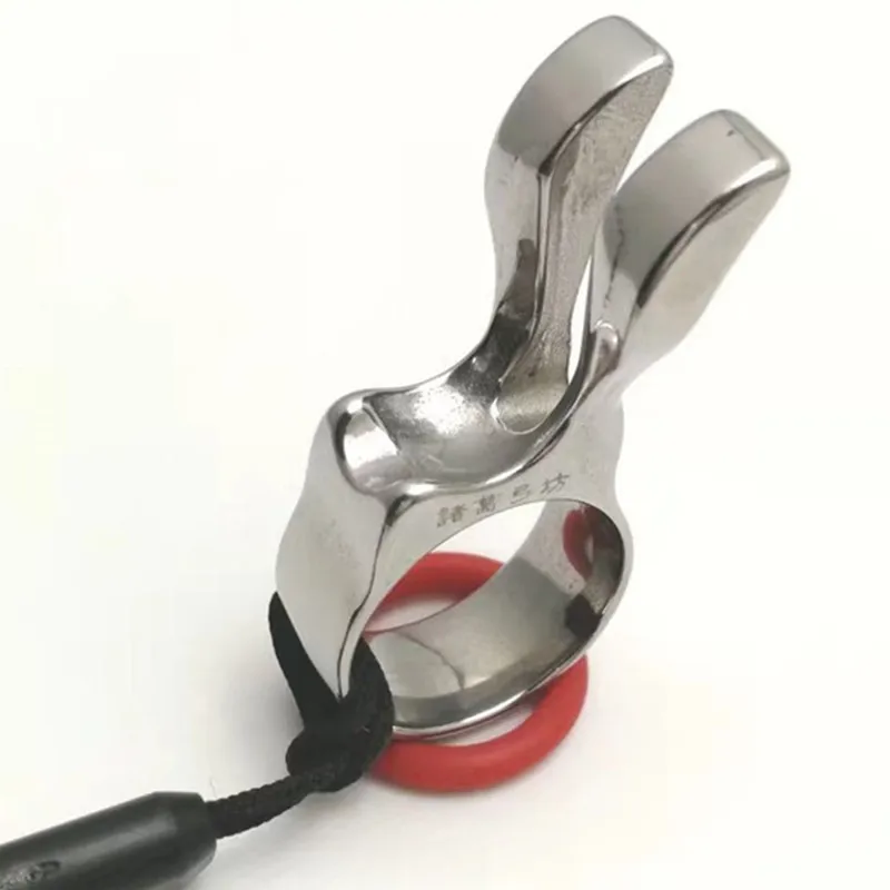 

New stainless steel shooting fish protection finger launcher + fishing darts shooting fish 2019