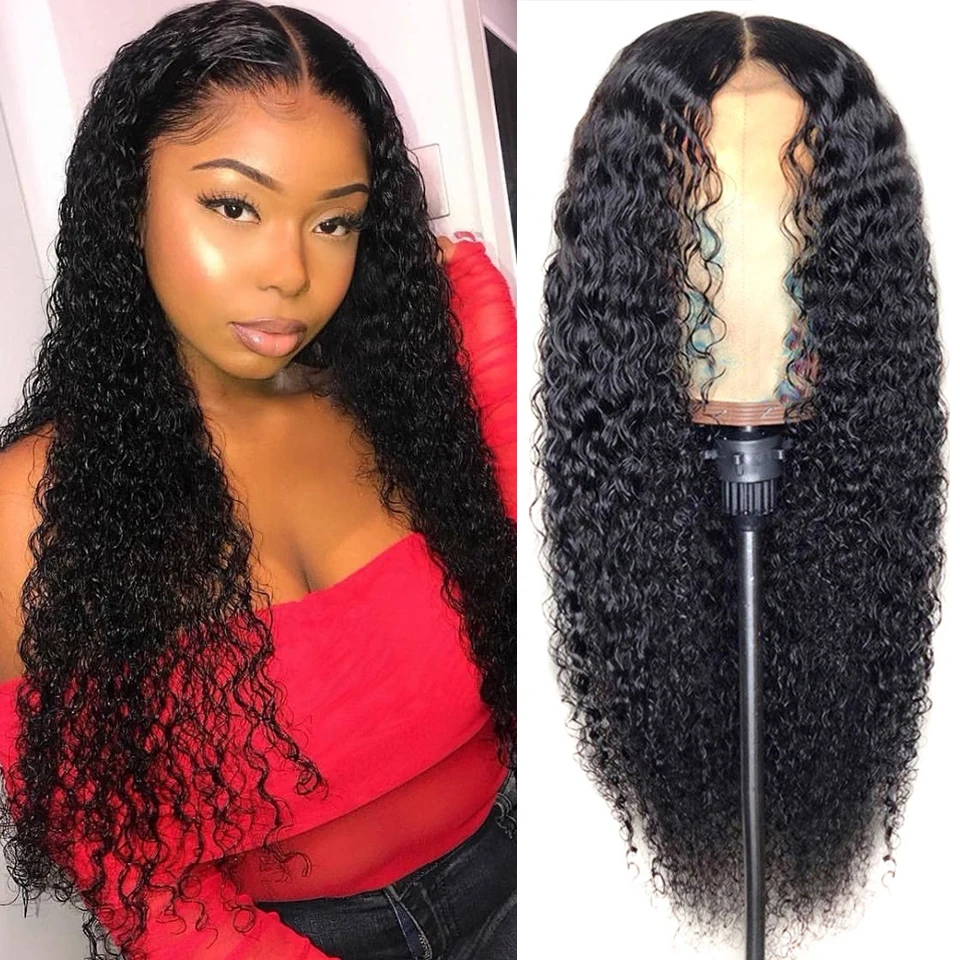 

30 дюймов кудрявые волны 6x1 HD DVB T части парики шнурка бразильские AIRCABIN Реми человеческие волосы глубокая часть 4x4 кружева Закрытие парики для ...