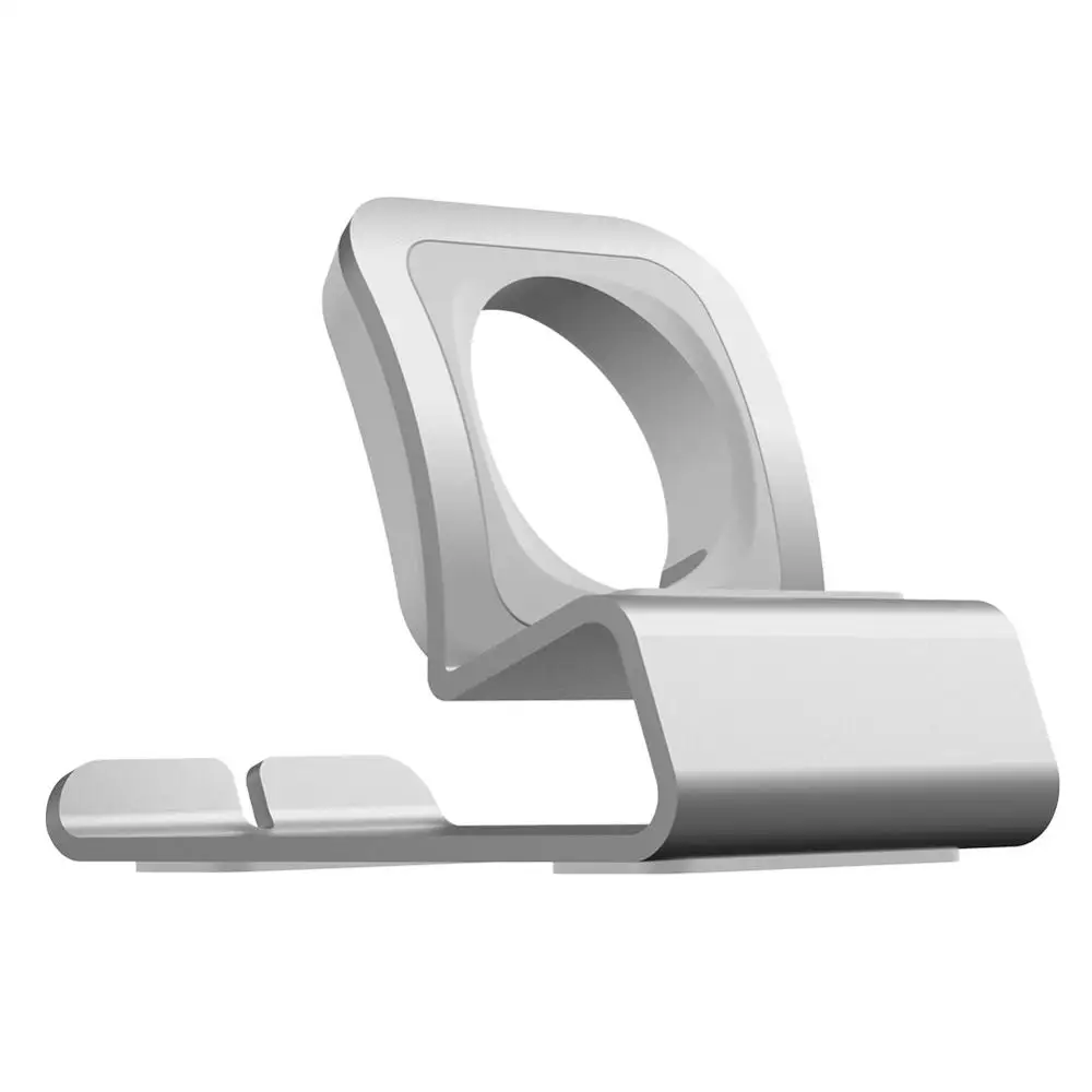 Алюминиевая Подставка для Apple Watch Series 1/2/3/4 ночная подставка Встроенный держатель