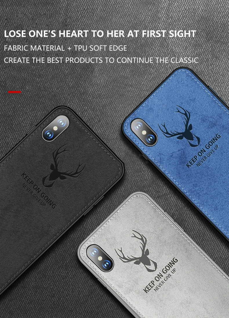 Cloth Texture Deer 3D Soft Magnetic Car Case For Xiaomi Mi 9 Lite Magnet Plate Case For Xiaomi Mi 9 Pro Cover Mi9 Silicone Funda images - 6