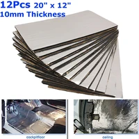 912pcs 10863mm thickness car sound mat proofing deadener heat noise insulation deadening mat hood closed cell foam 50x30cm