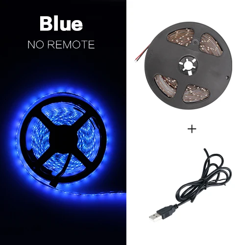 Blue USB мини 3key Светодиодная лента DC 5 В гибкий светильник 60 Светодиодный s 50 см 1 м 2 м 3 м 4 м 5 м SMD 2835 Настольный Декор экран ТВ фоновый светильник ing - Испускаемый цвет: Blue