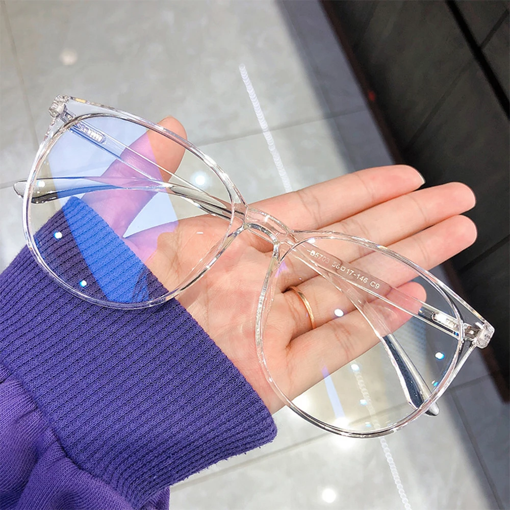 

1pc Anti Blue Ray Oversize Computer Glasses Transparent Gaming Goggles Eyeglasses Optical Spectacle Eyeglasses Frame