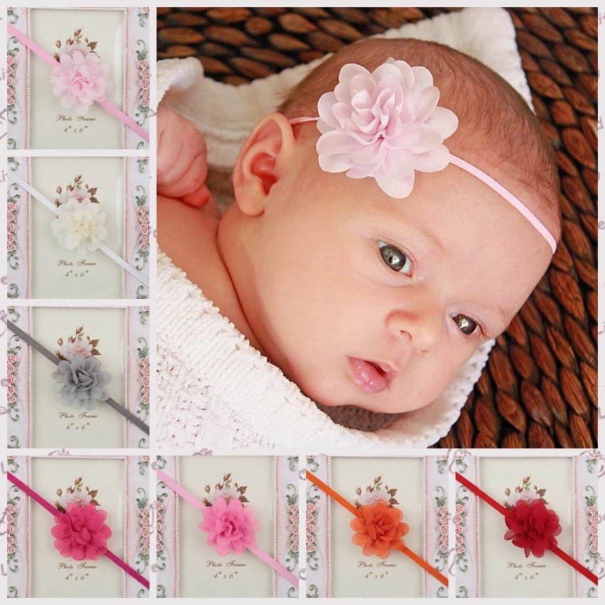 Baby Girl Headband Infant Clothes Band Flower Newborn Floral Headwear Tiara Headwrap Hairband Children Toddler Hair Accessories | Детская