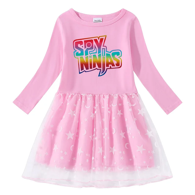 

Детское кружевное платье с длинным рукавом, для девочек