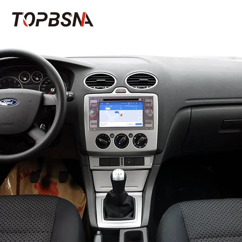 TOPBSNAAndroid 10 Автомобильный мультимедийный плеер для Ford Mondeo S-max Focus C-MAX Galaxy Fiesta transit
