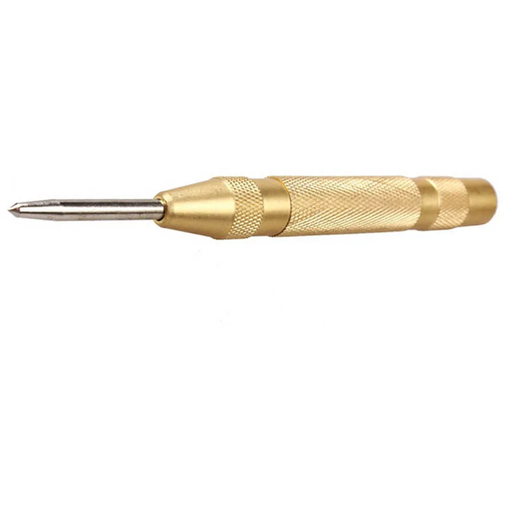 

5 Inch 127mm Automatic Center Punch Spring Loaded Marking Starting Holes Tool HSS Heavy Duty Metal High Quality