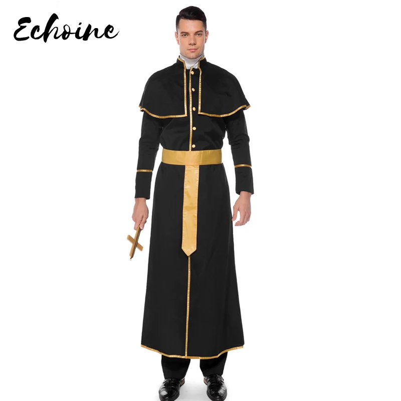 Эхойн религиозные лидеры Взрослый мужской костюм сексуальный халат Мужская