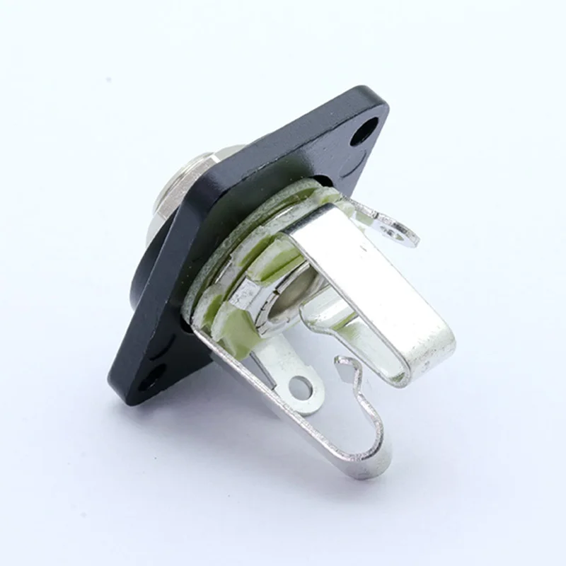 

10pcs/lot Female 6.35mm Stereo Jack Metal Panel Mount 3 Poles 1/4 Inch Socket Chassis Audio Microphone Sodering Wire Conncotor