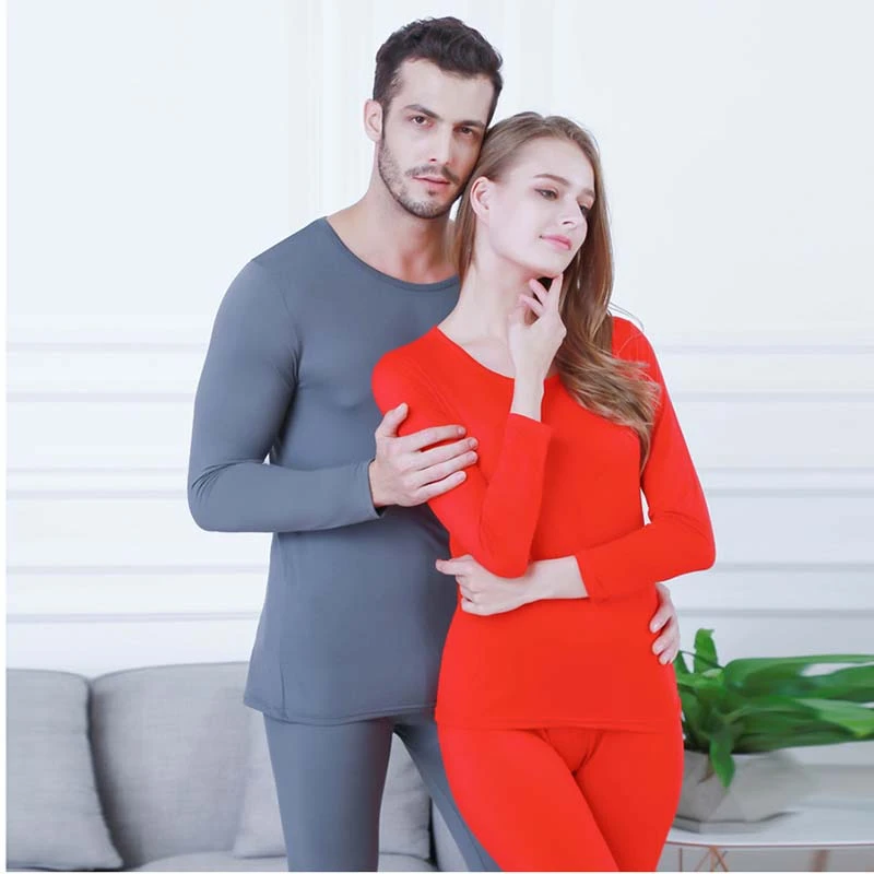 Новое осенне-зимнее термобелье набор для мужчин плотные теплые кальсоны женщин