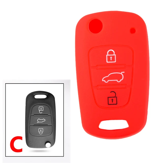 Черный Чехол для ключей автомобиля для Kia K2 K3 K5 Rio 2 3 Ceed Sportage Sorento Cerato Picanto Optima Soul Carens для hyundai I10 I20 I30 IX35 - Название цвета: Черный
