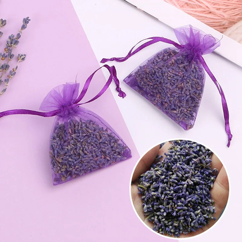 Natural Lavender Bud Dry Flower Sachet Bag Car Room Aromatic Air Refresh Desiccant Home Fragrance Sachets Moth &ampMildew 5/10/20g | Дом и сад