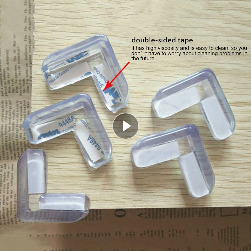 

Anti-collision Glass Table Protection Clear Rubber Furniture Table Desk Corner Edge Cushion Guard Protector Baby Cover Supplies