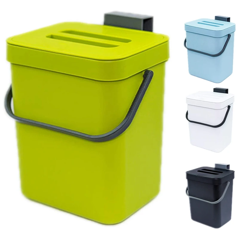 

Кухонная компостная корзина для столешницы или под раковину, домашняя корзина для мусора Ndoor со съемной герметичной крышкой