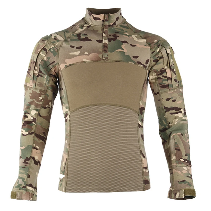 Мужская камуфляжная армейская рубашка, камуфляжная военная форма, дышащая рабочая одежда для страйкбола, 2021