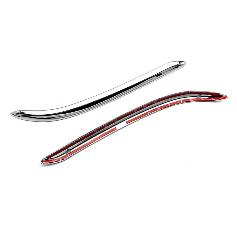 

for Honda Pilot 2019-2020 Chrome Car Front Rear Bumper Corner Protector Trim Strip Decoration Cover Exterior Accessories