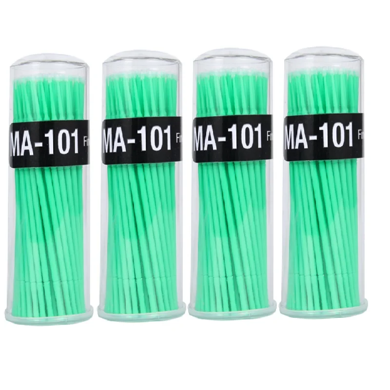 M-400PCS BIOMASER, 400 шт., прочные одноразовые кисти для макияжа, индивидуальные Инструменты для удаления ресниц, тампоны, Микро Кисти, инструменты для наращивания ресниц - Handle Color: M-400PCS