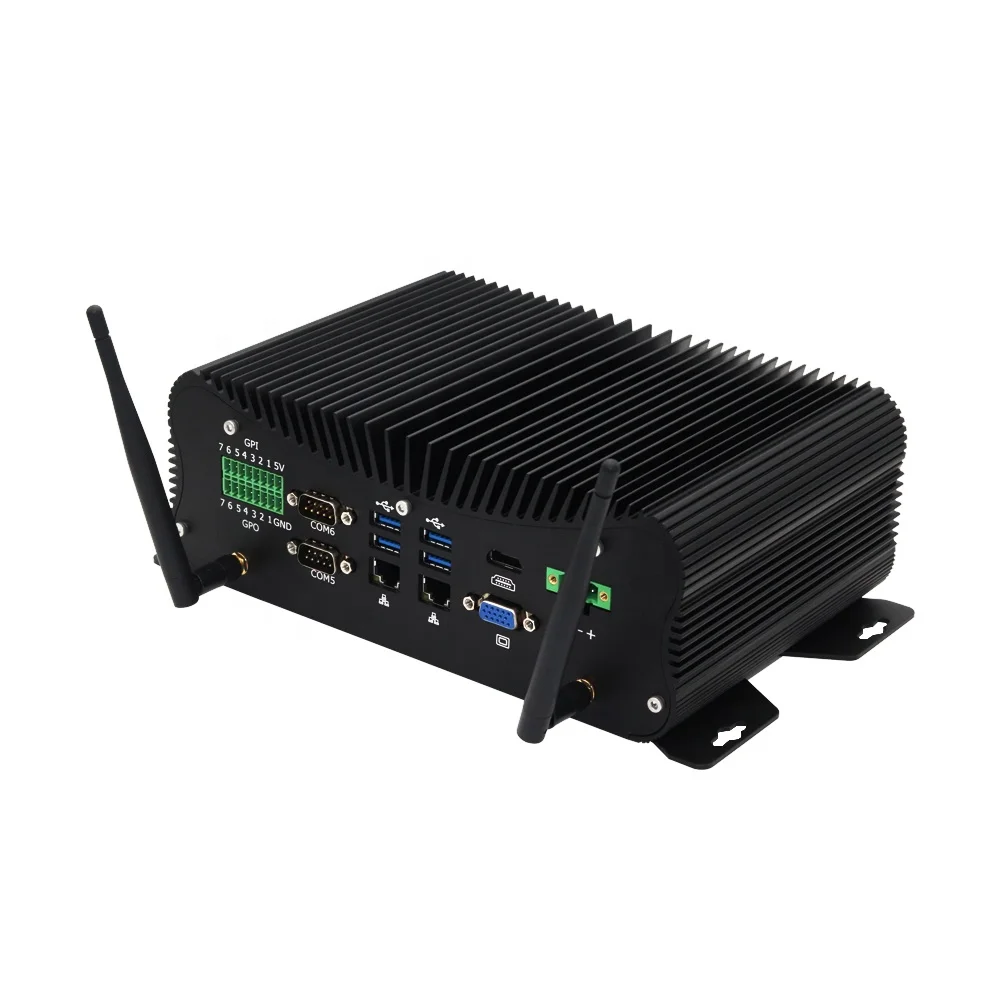 Мини-ПК Core i7 10510U i5 10210U 6 * RS232/422/485 серия портов 2Lan WiFi 8USB LPT PS/2 HD-MI VGA 4G SIM GPIO