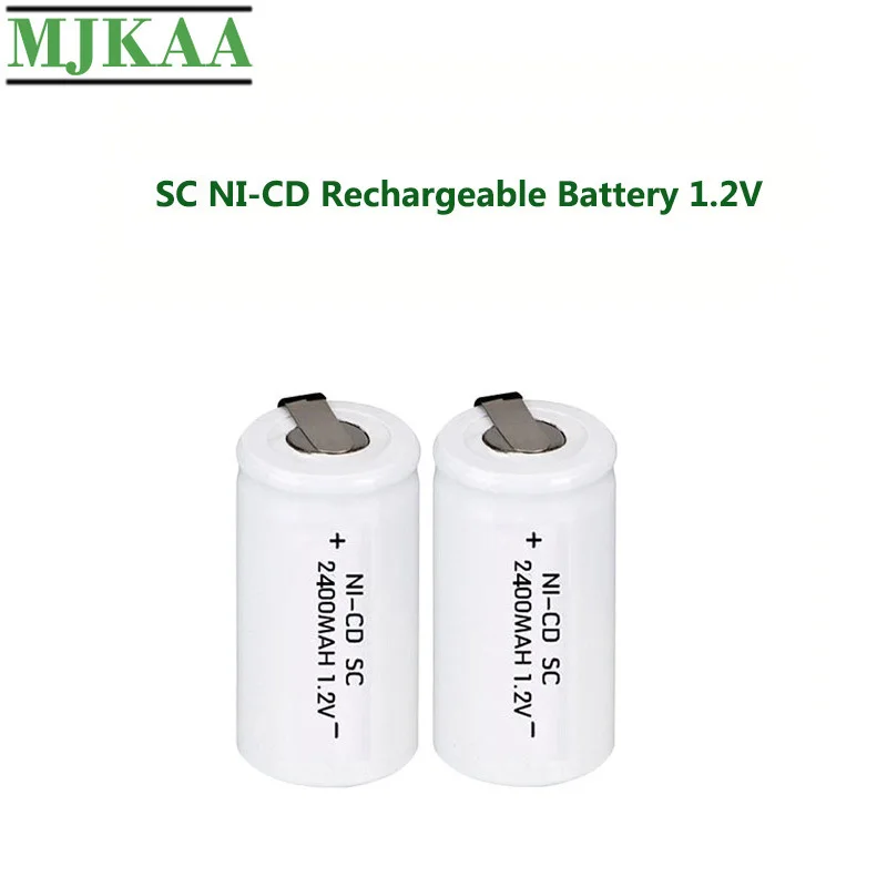 15/30/40 шт SC 2400mAh 1 2 V Ni-CD аккумуляторная батарея замена никель-металл гидридные
