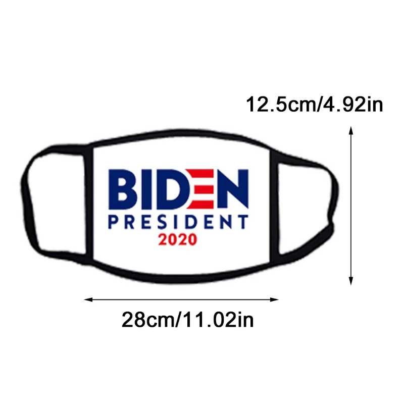 

Biden for President 2020 Face Mask Outdoor Washable Cotton Face Bandanas Breathable Cover Mouth Mask Safety Gauze Equipment