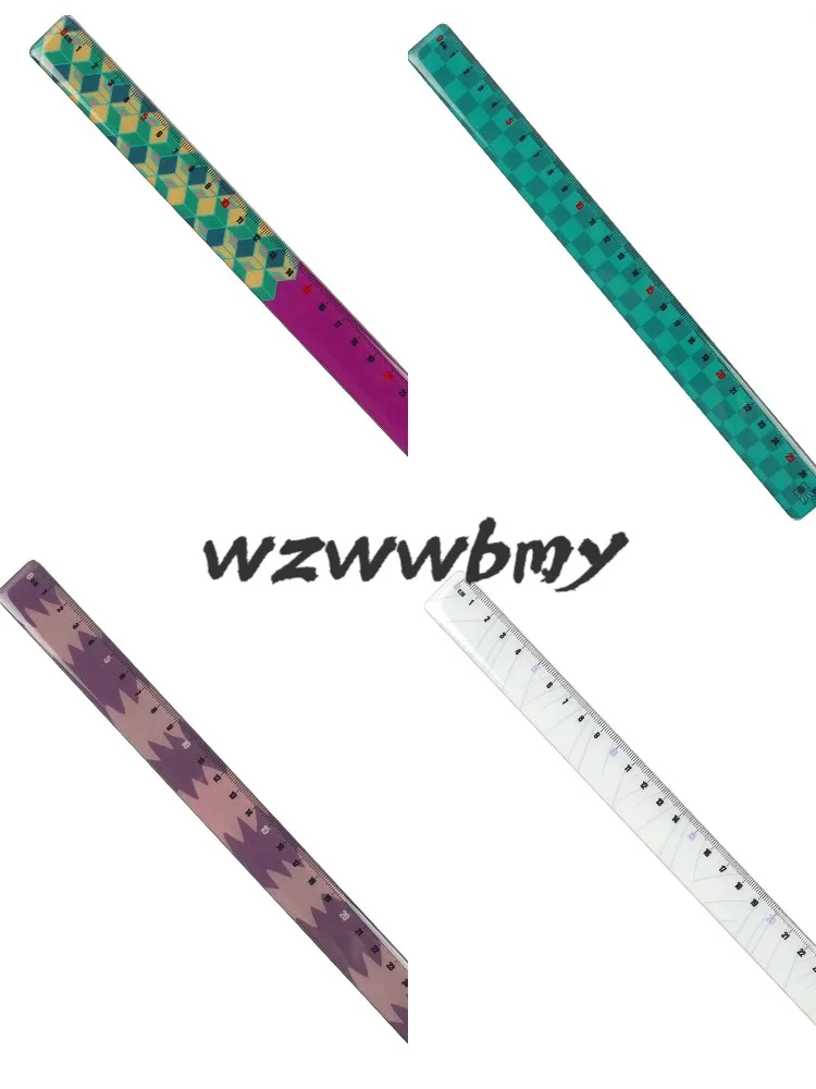 

Anime Demon Slayer: Kimetsu No Yaiba Kamado Tanjirou Cosplay Ruler For Office School Kids Students Stationery